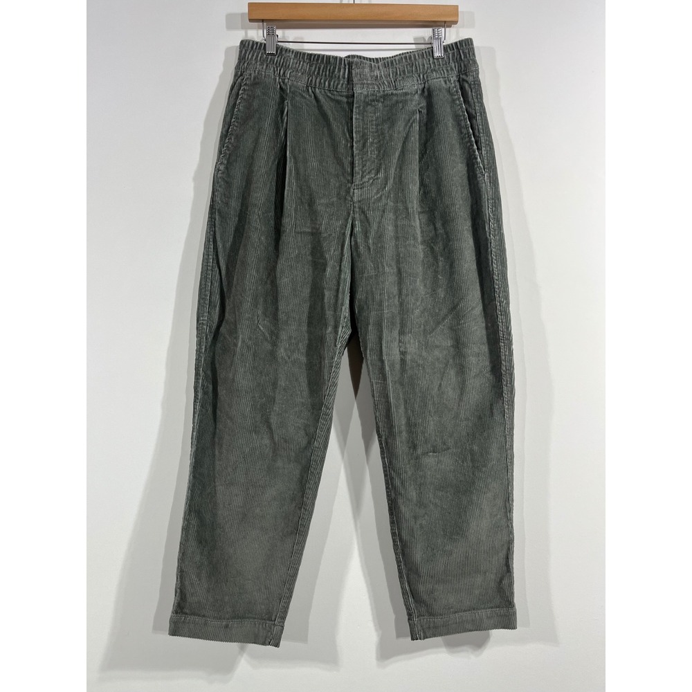 Gap 90s Grunge Preppy Corduroy Fisherman Pleated Straight Leg Pants Womens Large